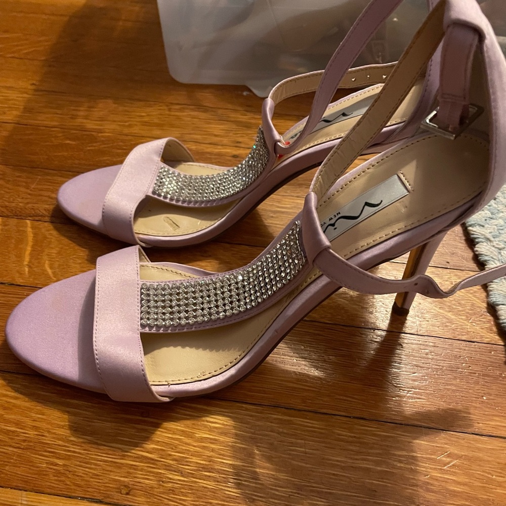 Lilac Nina Never Worn Sparkly Heels